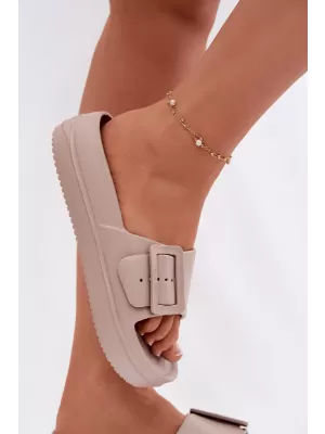Dámske šľapky BIG STAR SHOES TT274A079 BEIGE