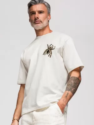Pánske tričko OMBRE OM-TSCT-0277 OFF-WHITE