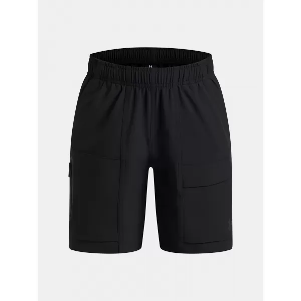  Chlapčenské kraťasy UNDER ARMOUR UA B UNSTOPPABLE WOVEN SHORT 6009307-001 ČIERNA 