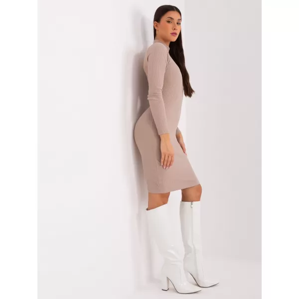  Dámske šaty BASIC FEEL GOOD RV-SK-9216.06P DARK BEIGE 