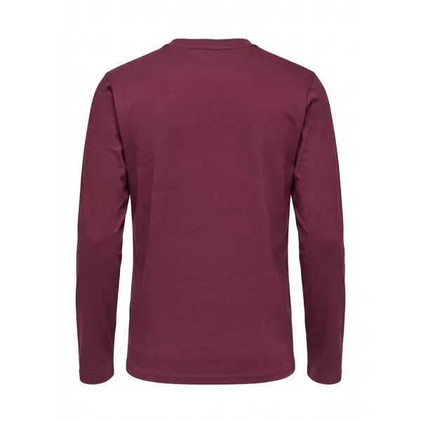  Pánske tričko OMBRE L171 BURGUNDY 