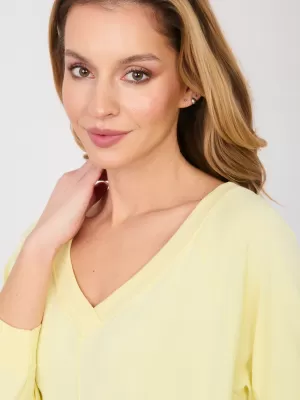 Dámske šaty BASIC FEEL GOOD RV-SK-7203.35P BRIGHT YELLOW