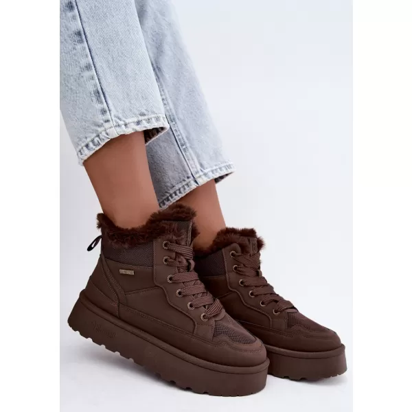  Dámske topánky BIG STAR SHOES UU274168 BROWN/BEIGE SHADOWS 
