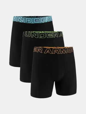 Pánske boxerky UNDER ARMOUR UA PERFORMANCE TECH - SOLID 6 - 3PK ČIERNA