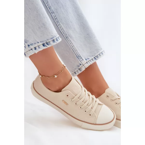  Dámske tenisky BIG STAR SHOES TT274773 BEIGE 