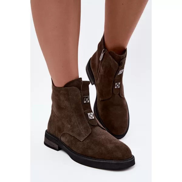  Dámske topánky D&A CR62-3334 KHAKI 