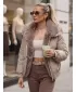 Dámska bunda DSTREET TY6009 KARAMELOVÁ