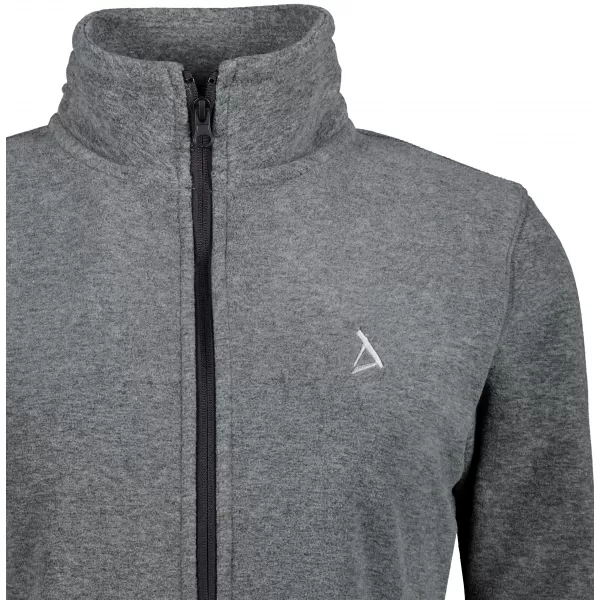  Dámska fleece mikina ALTISPORT ALW002852 ČIERNY MELÍR 