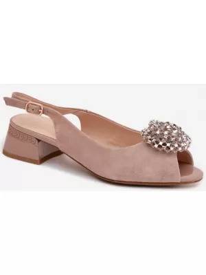 Dámske sandále D&A 41955-19 BEIGE