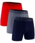 Pánske boxerky UNDER ARMOUR UA PERFORMANCE TECH MESH - SOLID 6 -3PK 1383884-600 ČERVENÁ