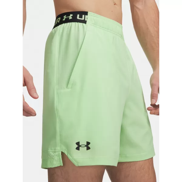  Pánske kraťasy UNDER ARMOUR UA VANISH WOVEN 6IN SHORTS 1373718-712 ZELENÁ 