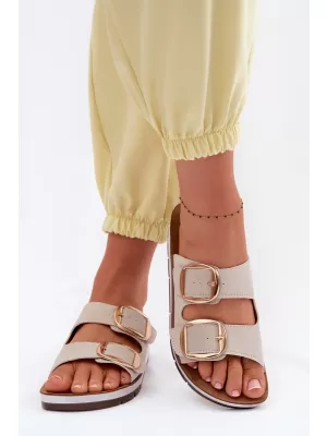 Dámske šľapky INBLU CP000061 BEIGE
