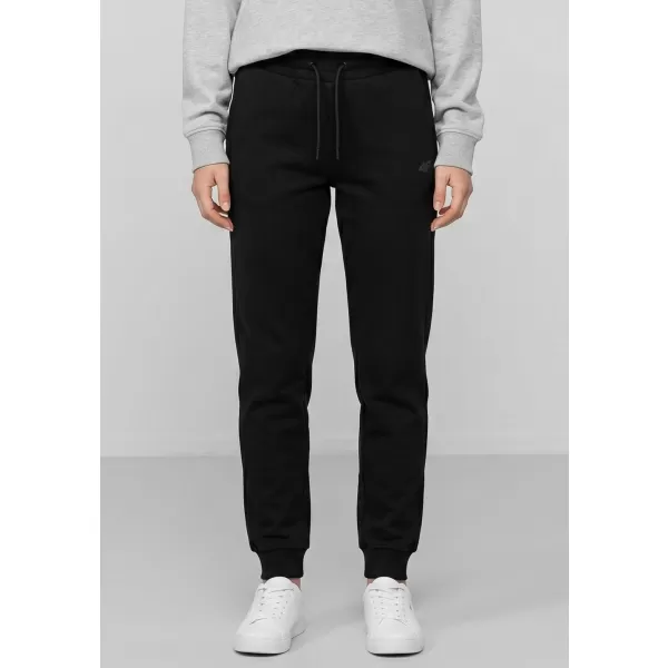  Dámske nohavice 4F WMM00TTROF1659 DEEP BLACK 