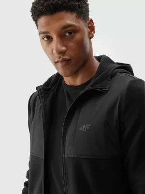 Pánska mikina 4F WMM00TSWSM1768 DEEP BLACK