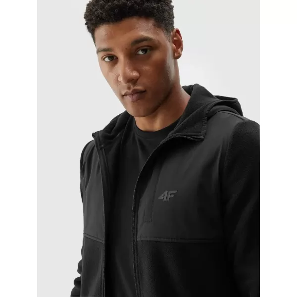  Pánska mikina 4F WMM00TSWSM1768 DEEP BLACK 