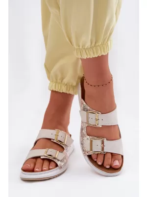 Dámske šľapky INBLU SD000001 BEIGE
