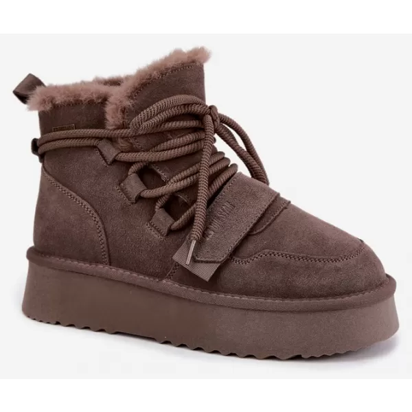  Dámske topánky BIG STAR SHOES UU274315 BROWN/BEIGE SHADOWS 