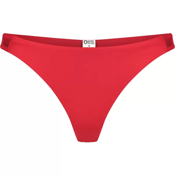  Dámske bikiny - spodný diel NORDBLANC TWINKLE NBSSS8242 ČERVENÁ 