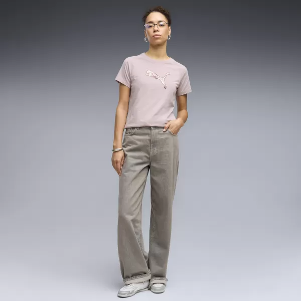  Dámske tričko PUMA ESS SEQUINS TEE 69457649 MISTY PINK 