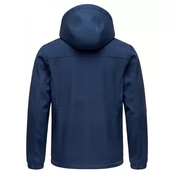  Pánska softshellová bunda OMBRE C581 NAVY BLUE 