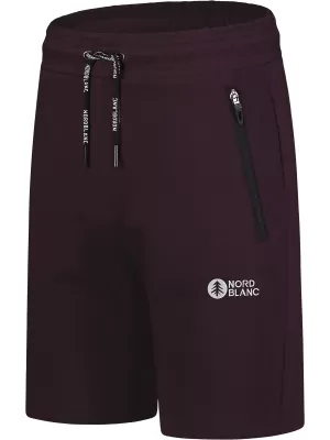 Pánske bavlnené kraťasy NORDBLANC RELAXEDFIT NBSPM8254 FIALOVÁ