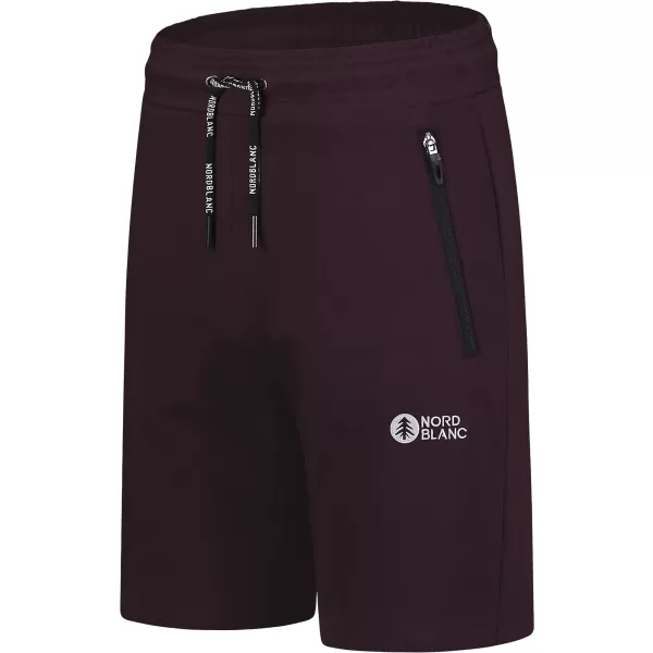  Pánske bavlnené kraťasy NORDBLANC RELAXEDFIT NBSPM8254 FIALOVÁ 