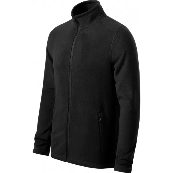  Pánska micro fleece mikina MALFINI FACTOR 852 ČIERNA 