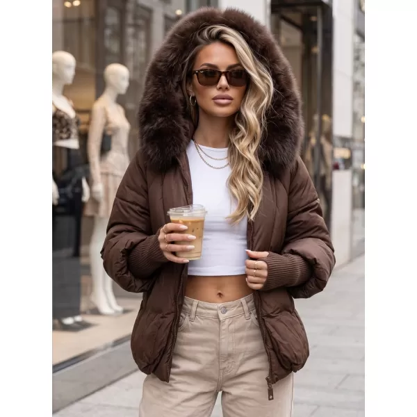  Dámska bunda DSTREET TY5991 HNEDÁ 