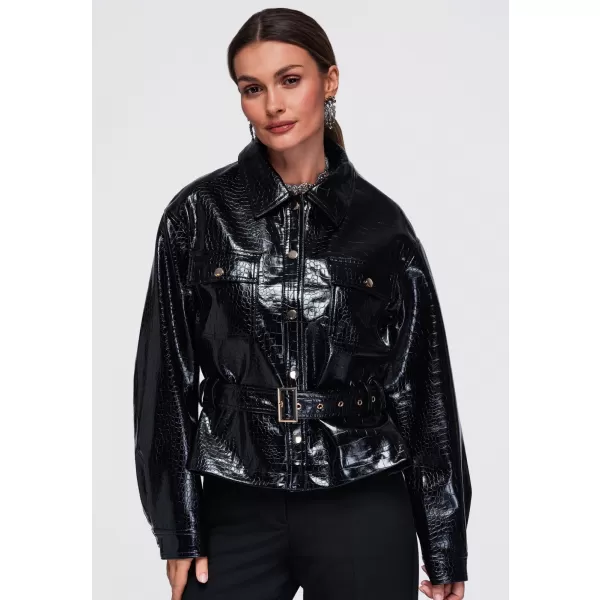  Dámska bunda OMBRE OW-JAFL-0141 BLACK 