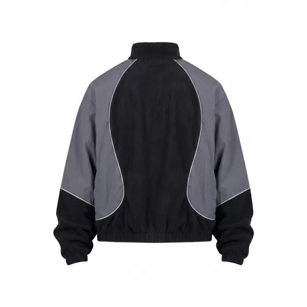  Pánska tepláková bunda URBAN CLASSICS TB8602-07652 BLACK/MAGNET 