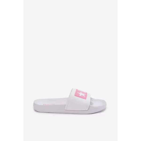  Detské šľapky BIG STAR SHOES TT374A002 PINK/WHITE 