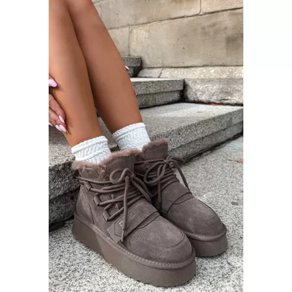  Dámske topánky BIG STAR SHOES UU274315 BROWN/BEIGE SHADOWS 