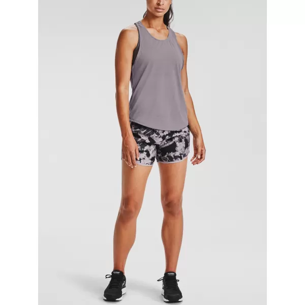  Dámske kraťasy UNDER ARMOUR W UA FLY BY 2.0 PRINTED SHORT 1350198-591 FIALOVÁ 