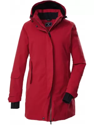 Dámska parka KILLTEC KOW 20 ČERVENÁ
