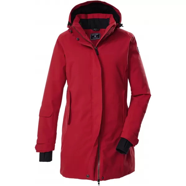  Dámska parka KILLTEC KOW 20 ČERVENÁ 