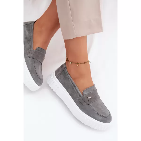  Dámske poltopánky VINCEZA 93218 GREY 