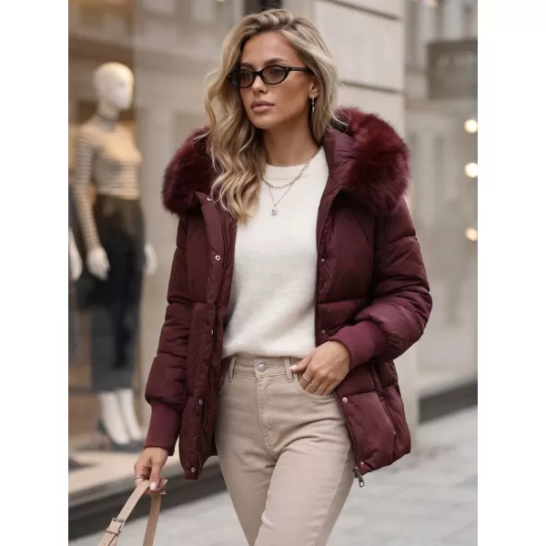  Dámska bunda DSTREET TY6003 BORDOVÁ 