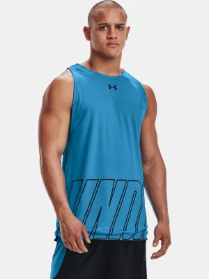 Pánske tielko UNDER ARMOUR UA BASELINE REVERSIBLE TANK 1361899-422 MODRÁ