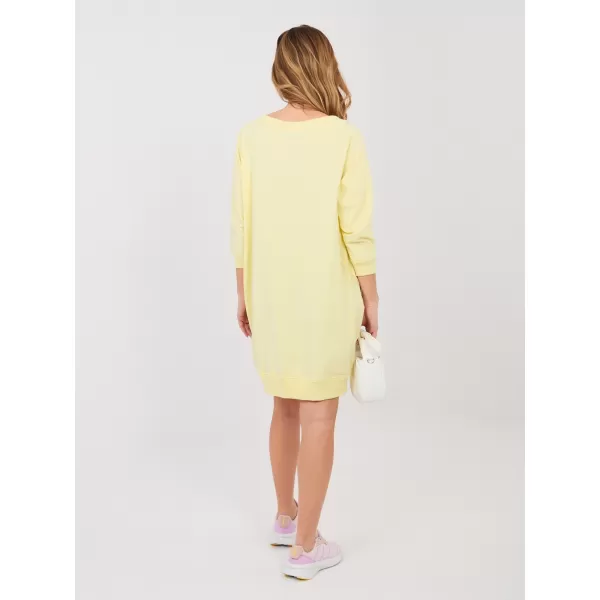  Dámske šaty BASIC FEEL GOOD RV-SK-7203.35P BRIGHT YELLOW 