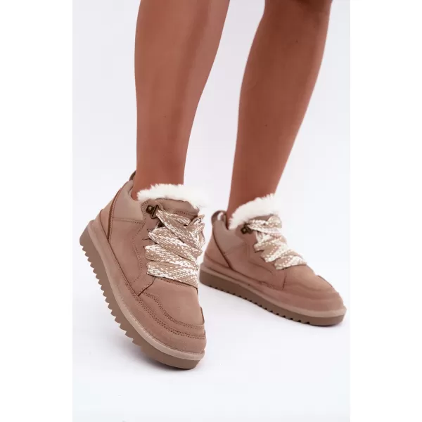  Dámske snehule VINCEZA 97974 BEIGE 