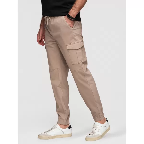  Pánske nohavice OMBRE OM-PAJO-0290 BEIGE 