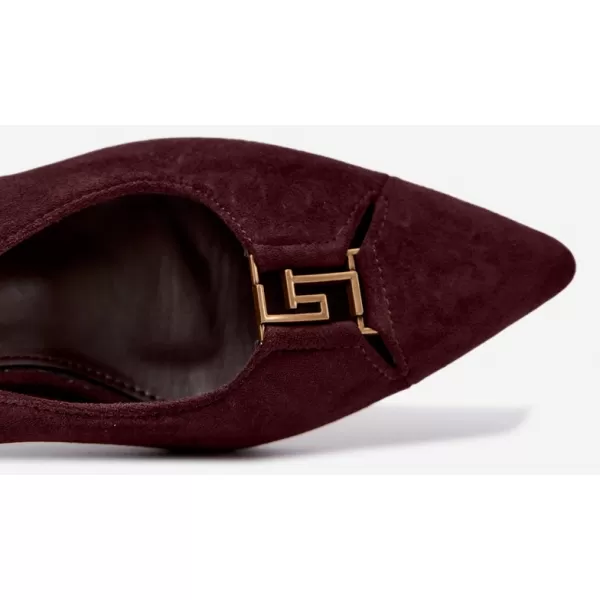  Dámske lodičky BOTO H8-566 VÍNOVÁ 