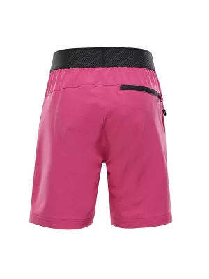 Detské kraťasy ALPINE PRO ZAMBO 3 FUCHSIA RED