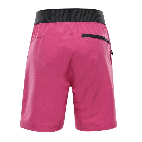  Detské kraťasy ALPINE PRO ZAMBO 3 FUCHSIA RED 