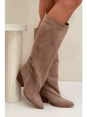 Dámske čižmy BOTO 2579A-1 KHAKI