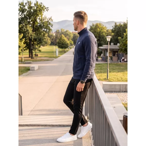  Pánska mikina 4F WMM00TSWSM2547 NAVY 