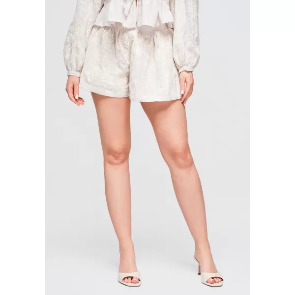  Dámske kraťasy OMBRE OW-ST-E0012 BEIGE 