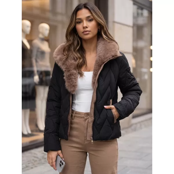  Dámska bunda DSTREET TY6083 ČIERNA 