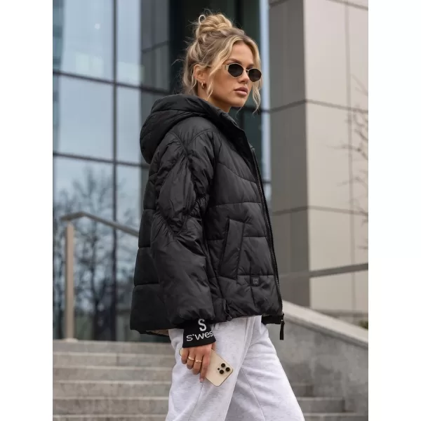  Dámska bunda DSTREET TY5759 ČIERNA 