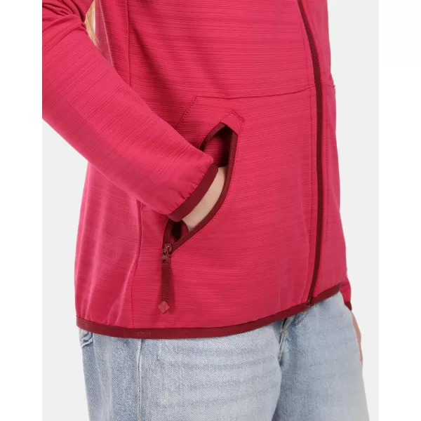  Detská fleece mikina KILPI MEMPHIS-JG 1J0202KI RUŽOVÁ 
